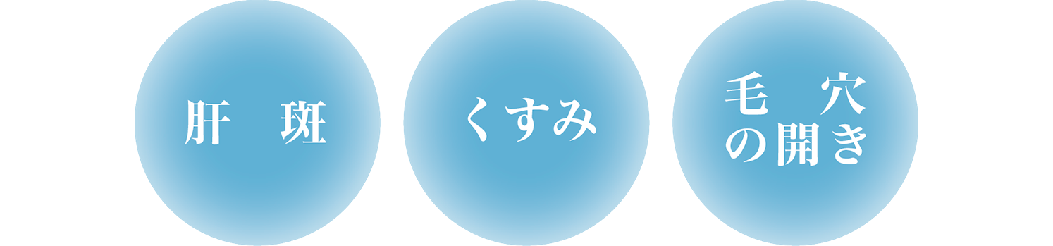 美白・シミポイント