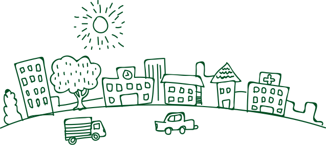 街のイラスト